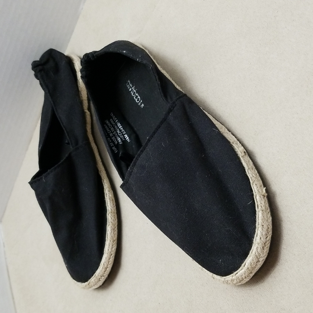 Divided Espadrille Flats, Sz. 7